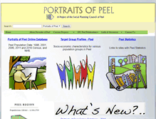 Tablet Screenshot of portraitsofpeel.ca